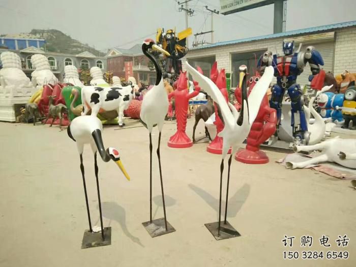 漯河仙鶴雕塑承接