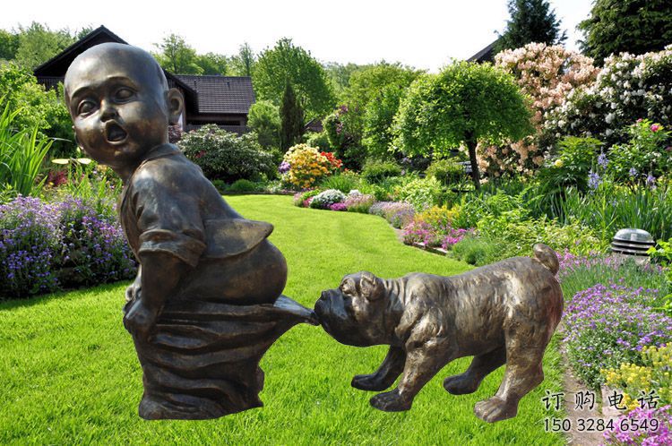 大興安嶺孩子雕塑