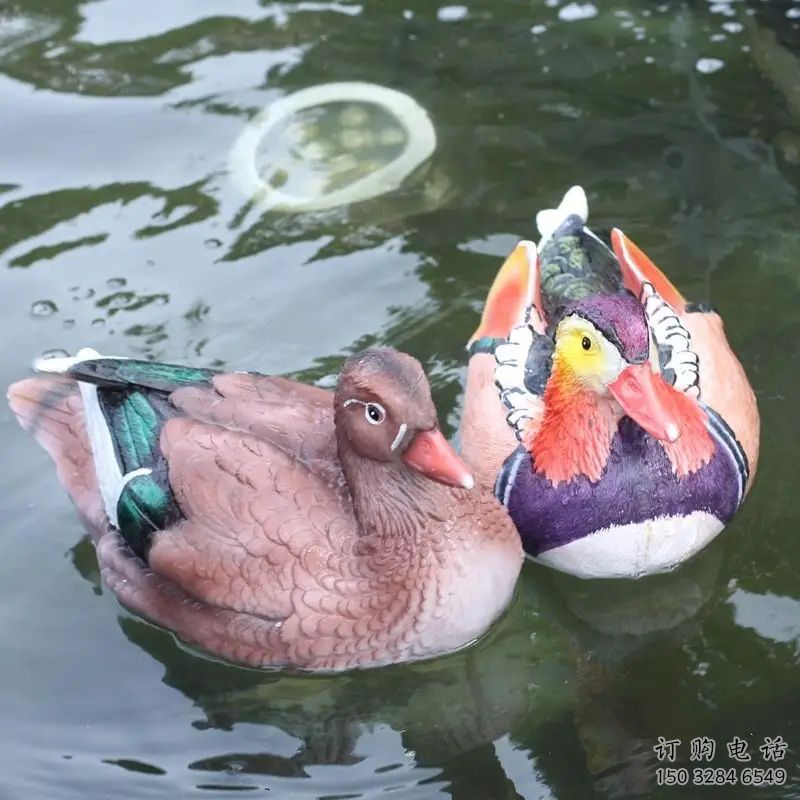 恩施園林鴛鴦雕塑