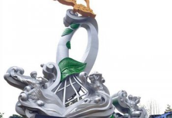 七臺河蘭花雕塑承接，城市裝飾，大型蘭花花朵雕塑公司