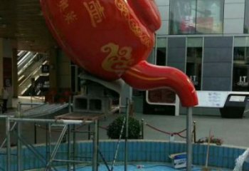 荊門(mén)鐵藝水景天壺雕塑，噴泉雕塑，抽象天壺雕塑制作