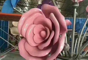 湘西牡丹花雕塑工廠(chǎng)優(yōu)選，城市裝飾，牡丹花花朵雕塑供給