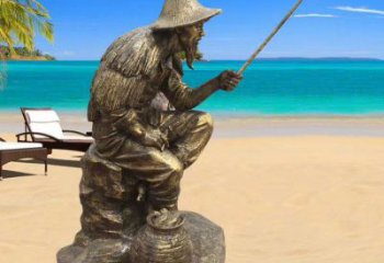 益陽抽象姜太公雕塑