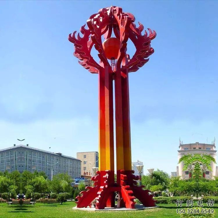 南通街道精神堡壘雕塑