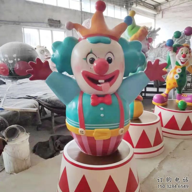 平羅公園小丑雕塑