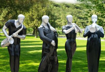 綠園公園吹拉彈唱雕塑