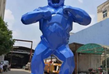 上饒彩繪黑猩猩雕塑