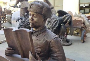 青銅峽公園雷鋒雕塑