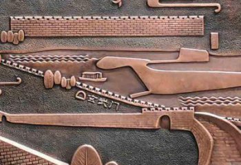 隆德銅浮雕景墻雕塑，圓雕工藝