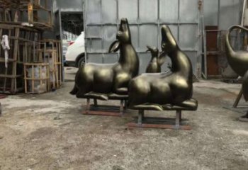 果洛小鹿雕塑選用，鍛造工藝，藝術抽象銅鹿雕塑標準