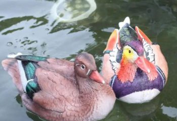 西寧園林鴛鴦雕塑