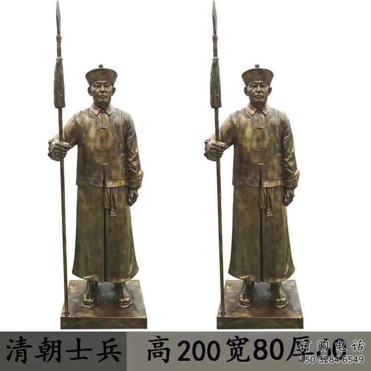 濰坊庭院武士雕塑