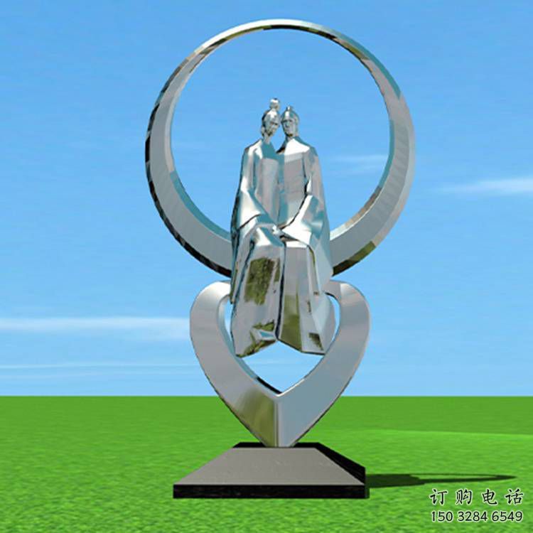 大同創(chuàng)意牛郎織女雕塑