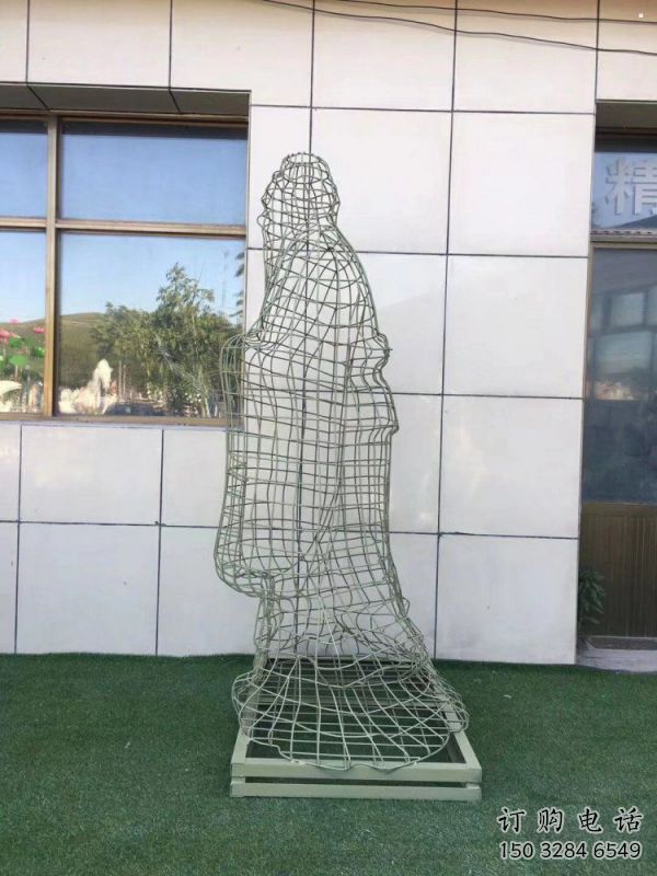 萬柏林鏤空孔子雕塑服務(wù)商，景觀雕塑，鐵藝校園人物雕塑選定