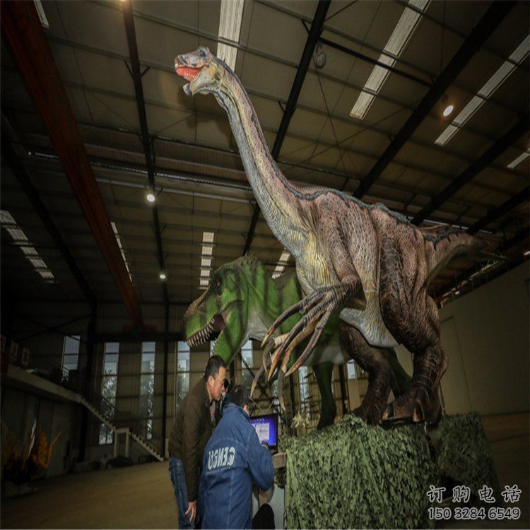 內江戶外恐龍雕塑通用，多彩藝術，景觀玻璃鋼恐龍雕塑供應