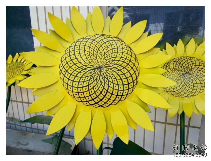 遂寧抽象花籃雕塑展品，小區雕塑，葵花花籃雕塑工程制作精選
