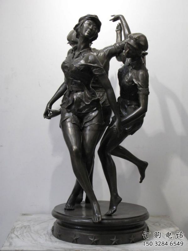 尼木住宅小區(qū)跳舞雕塑