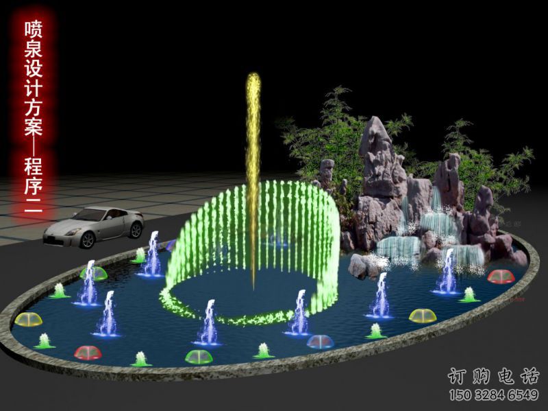 城關旱地漂浮噴泉雕塑，水景藝術噴泉雕塑生產商