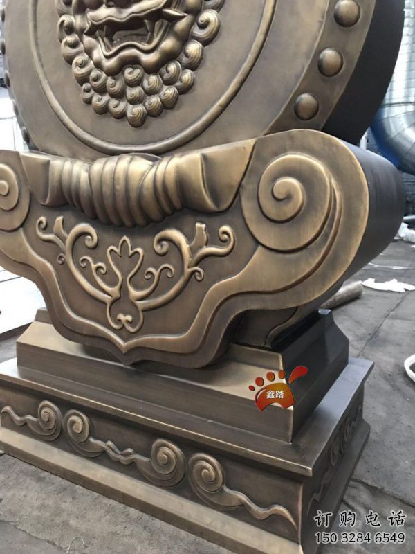 那曲抱箍鑄造觀賞型，露天雕塑，鑄銅抱箍雕塑訂做