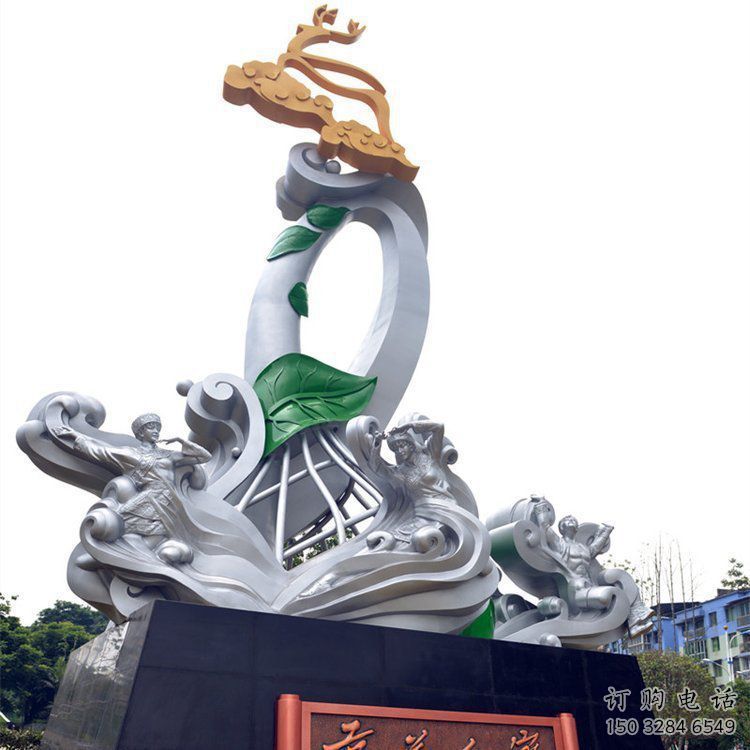 阿克蘇蘭花雕塑承接，城市裝飾，大型蘭花花朵雕塑公司