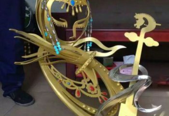 濱州公園臉譜雕塑