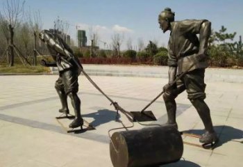 濟(jì)寧民俗農(nóng)夫雕塑