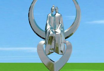 銅川創意牛郎織女雕塑