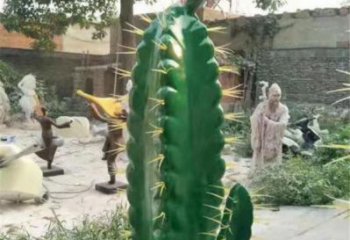 綿陽彩繪仙人棒雕塑承接，城市裝飾，仿真仙人棒雕塑公司