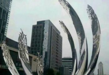 內(nèi)江地面噴泉雕塑小品，圓環(huán)結(jié)構(gòu)概念，旱地水景噴泉體系