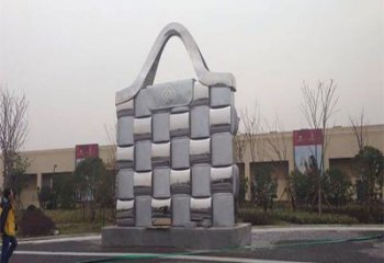 博爾塔拉景觀背包雕塑優(yōu)選，陸地擺件，園林不銹鋼背包雕塑供應(yīng)