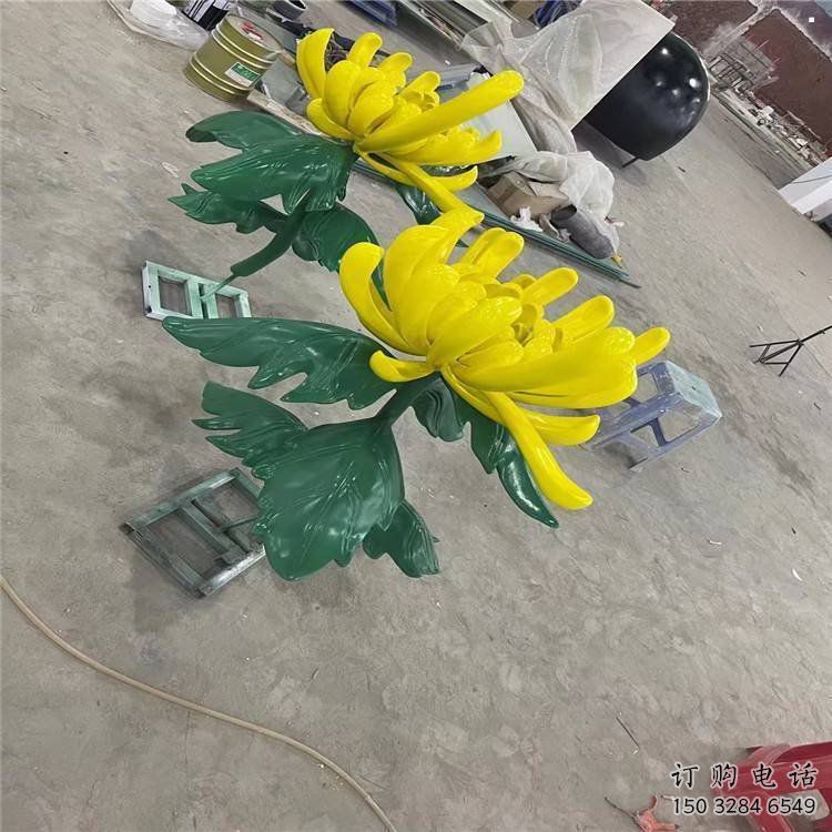 南岸景區菊花雕塑優選，圓雕體系，城市菊花雕塑選定