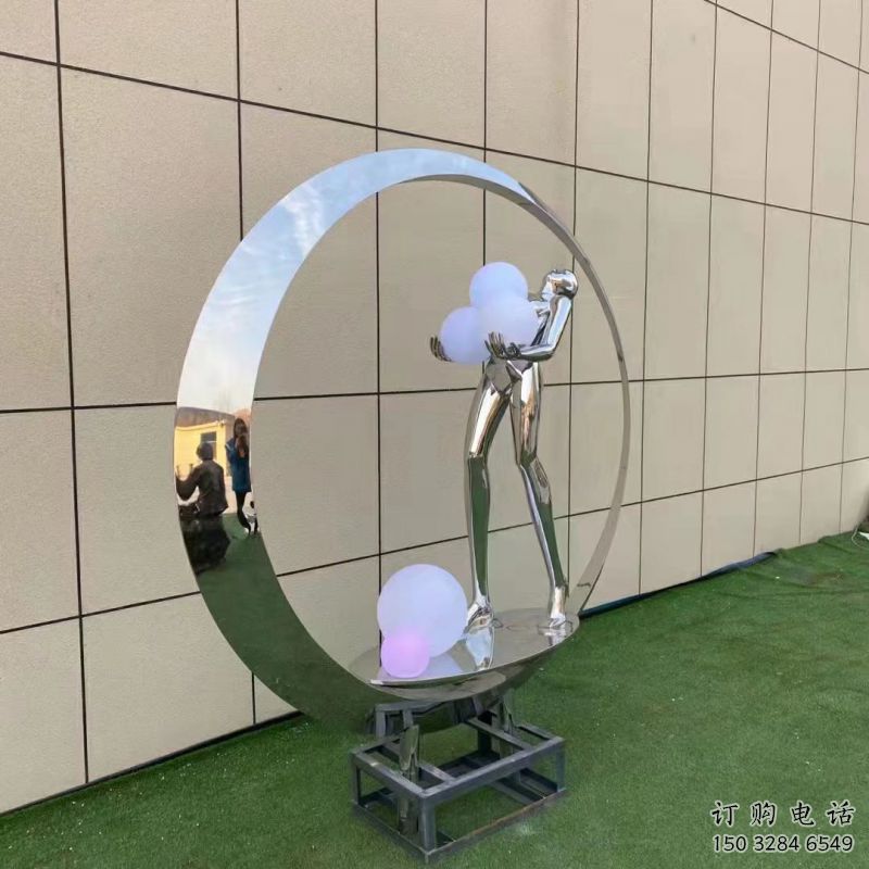 合川仙子雕塑展品，公園小品，景觀圓環(huán)仙子雕塑生產(chǎn)商