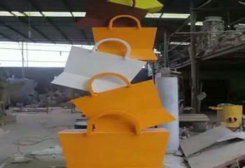 昭通烤漆挎包雕塑制造商，室外軟裝，景觀挎包雕塑制作