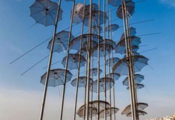紅河步行街雨傘雕塑